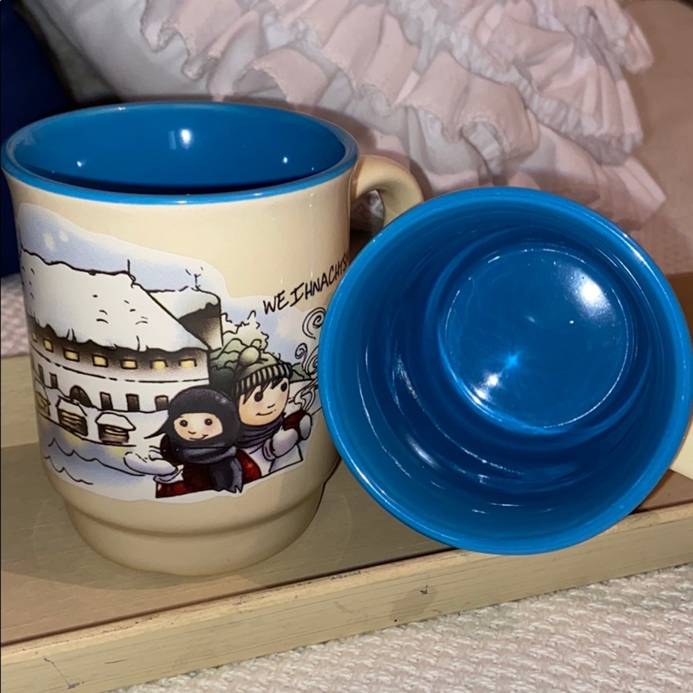 German Market Christmas Mug Set of 2